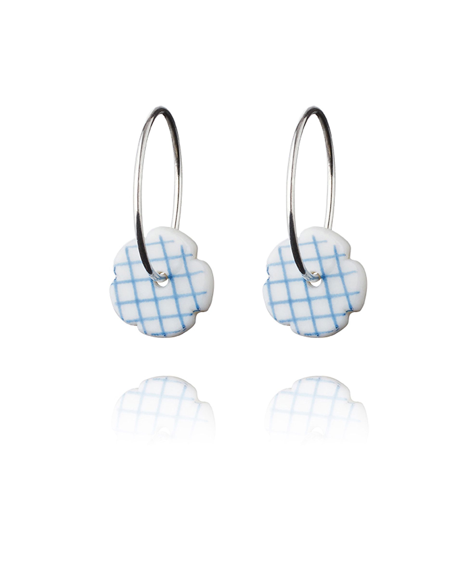 Anne Black stripes hoops check-blue