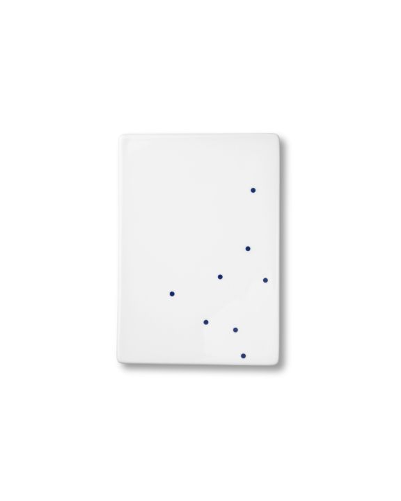 Ruth M tile dot-blue small
