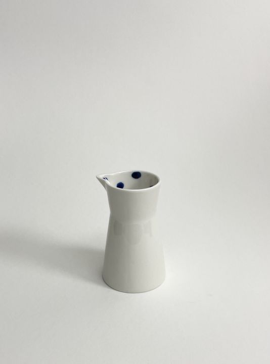 dot porcelain pitcher-small