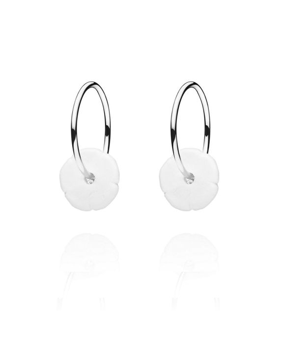 elements hoops silver