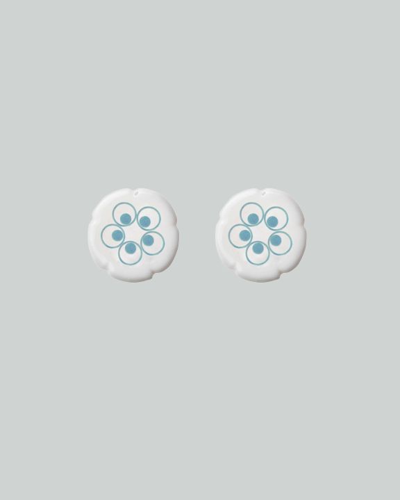 flower lange oorstekers zilver