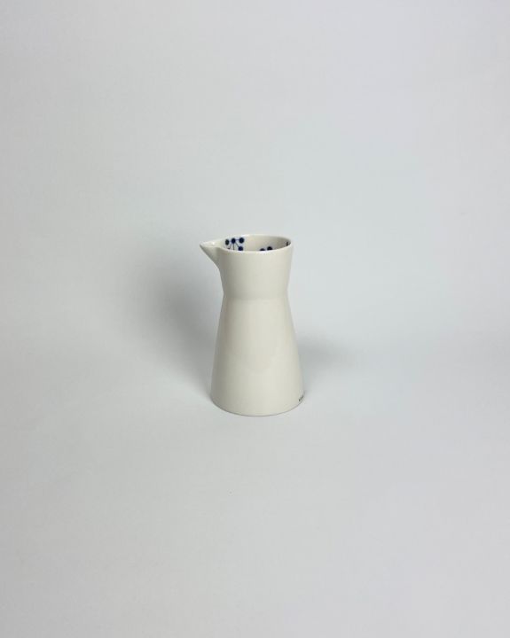 black is blue porcelain pitcher-medium