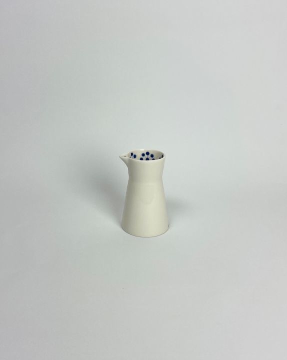 black is blue porcelain pitcher-small