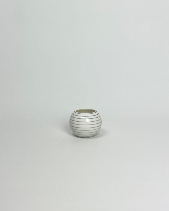 stripes sugar bowl