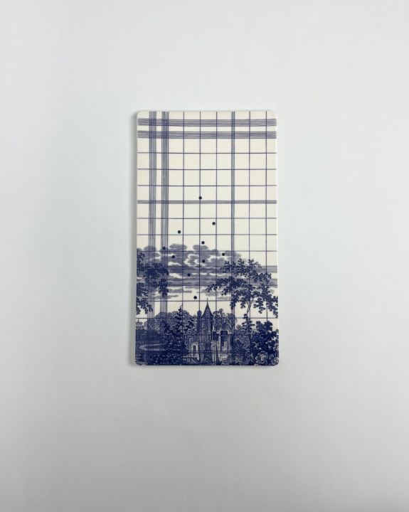Ruth M tile landscape blue l