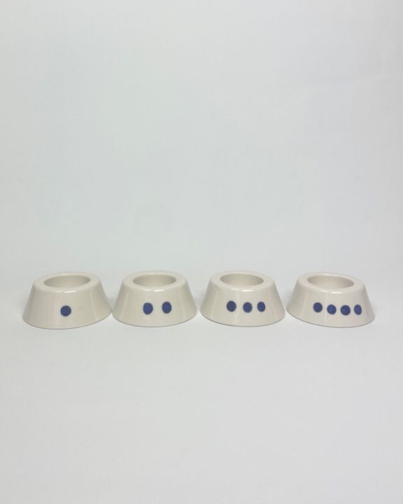 advent candle holder blue