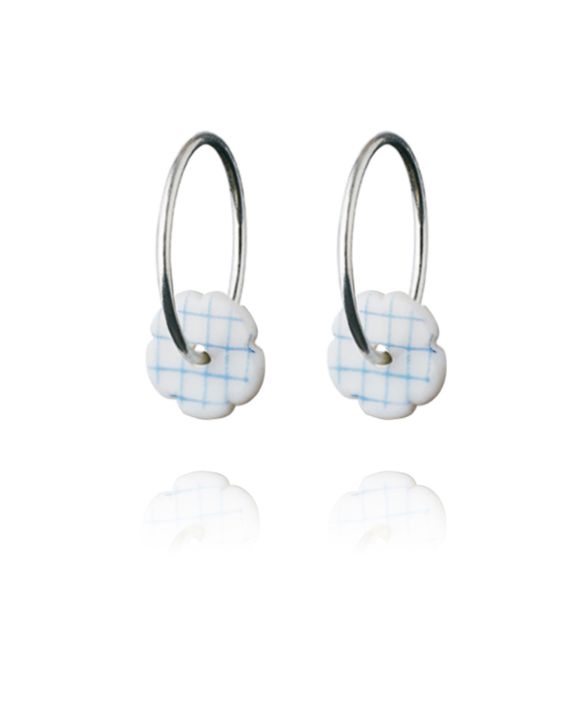 stripes hoops mini check-blue