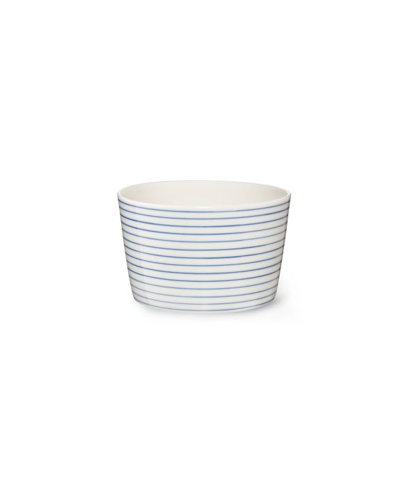 stripes bowl narrow blue large