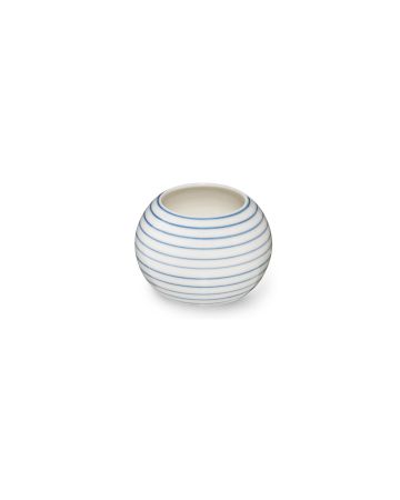 stripes sugar bowl narrow-blue