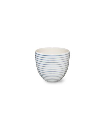 stripes cup narrow-blue