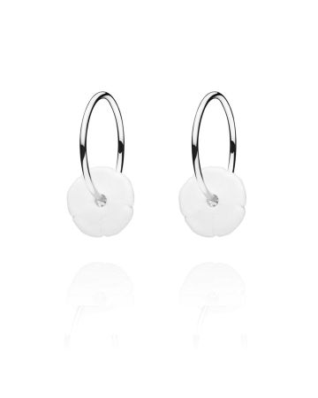 elements hoops silver