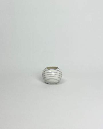 stripes sugar bowl