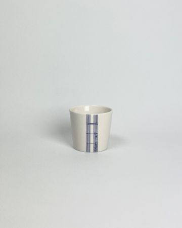 Ruth M cup square blue