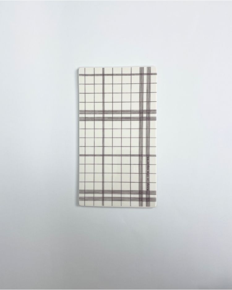 ruth m piatto da portata square marrone l