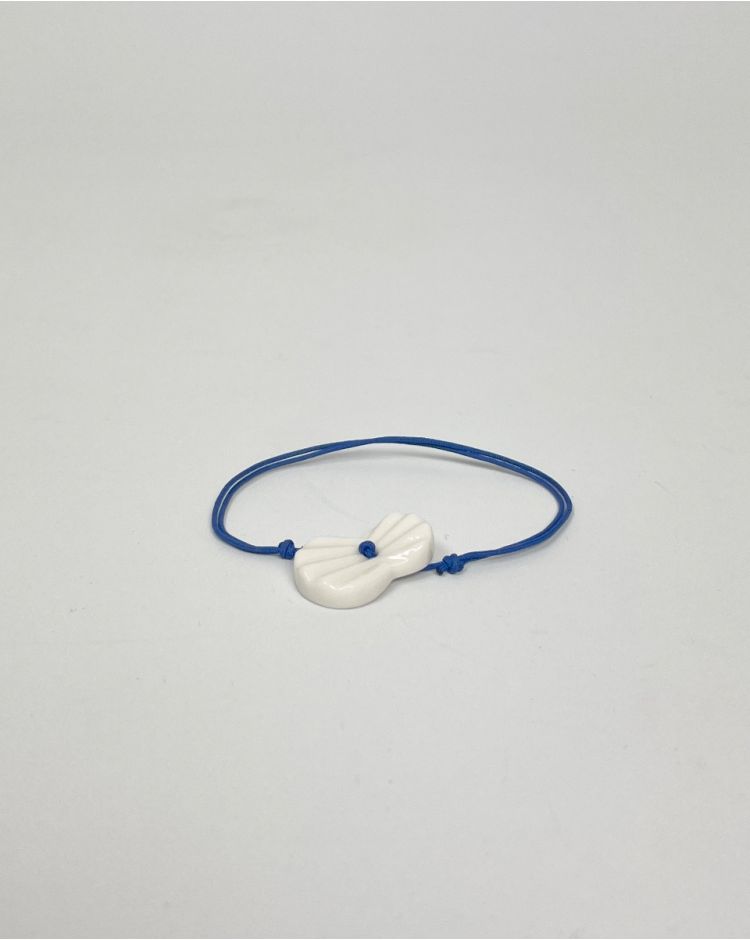 pleats armband marinblå