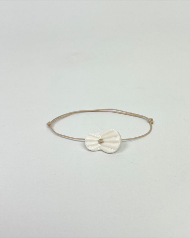 pleats armband beige